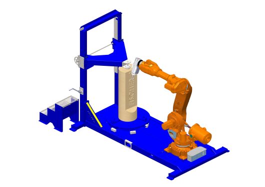 Milling robots in the planning phase