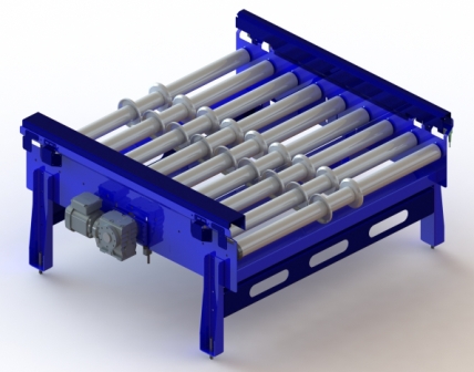 Roller guides are suited for the transport of Euro pallets, industry pallets or box pallets.