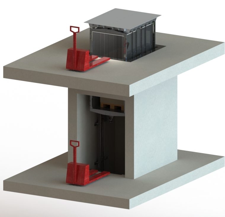 Auf diesem Bild sehen Sie einen Unterfluhraufzug mit einer Tragkraft von bis zu 1500 kg, der erfolgreich bei einem Kunden installiert wurde. Dieser robuste und zuverlässige Aufzug der Fischer Maschinen GmbH ist ideal für den Einsatz in anspruchsvollen Umgebungen und ermöglicht eine sichere und effiziente Beförderung schwerer Lasten. Die Installation wurde präzise und termingerecht durchgeführt, um den hohen Qualitätsstandards und den spezifischen Anforderungen des Kunden gerecht zu werden. Der Unterfluhraufzug bietet nicht nur eine herausragende Tragfähigkeit, sondern auch eine benutzerfreundliche Bedienung, die die Effizienz und Sicherheit in Ihrem Betrieb erheblich steigert. Vertrauen Sie auf die Fischer Maschinen GmbH für maßgeschneiderte Lösungen, die Ihre Erwartungen übertreffen.